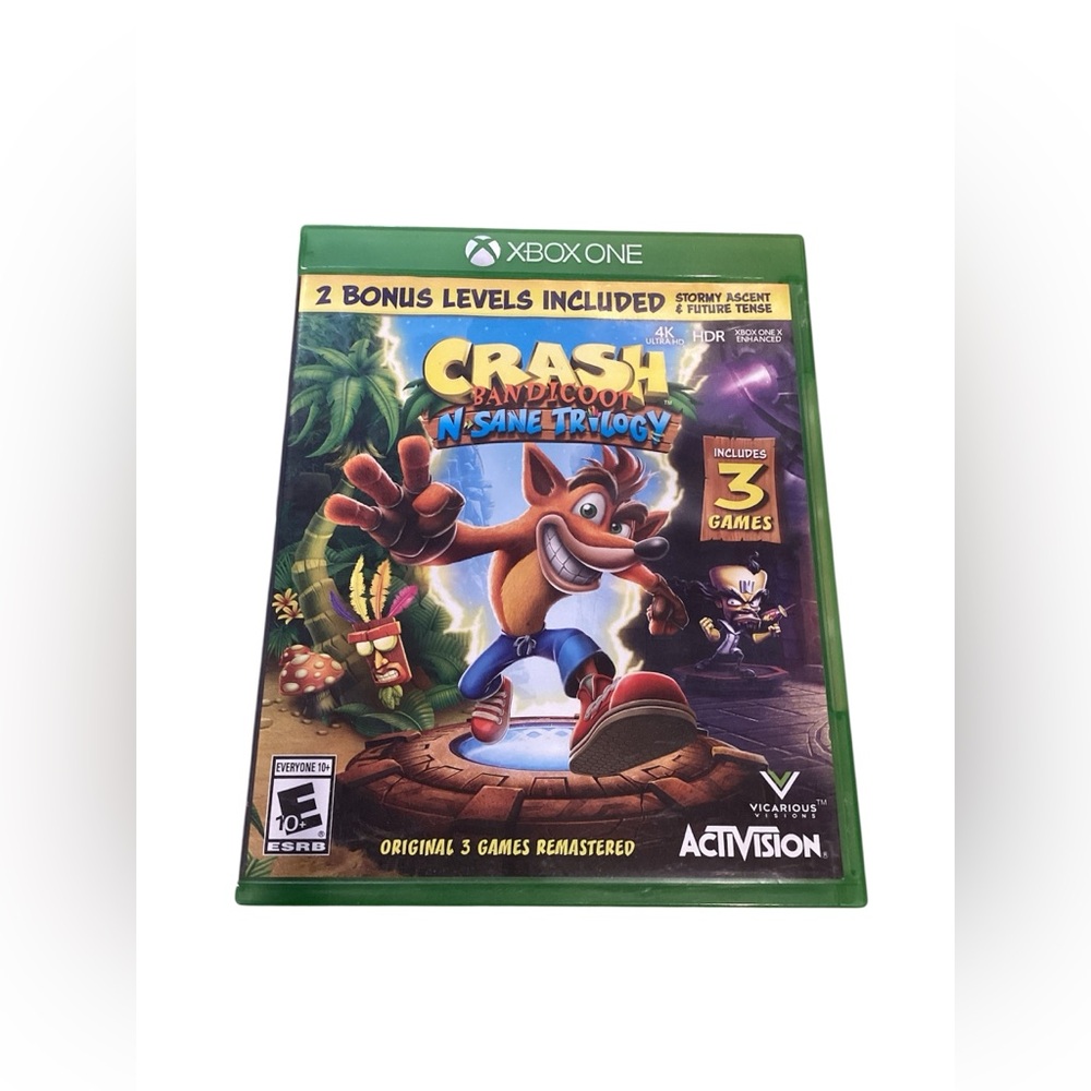 Crash Bandicoot N. Sane Trilogy DISC for Xbox One